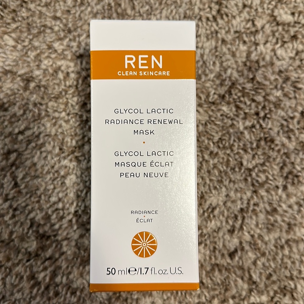 NEW - REN Glycol Lactic Radiance Renewal Mask